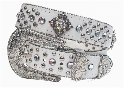 fake diamond belt